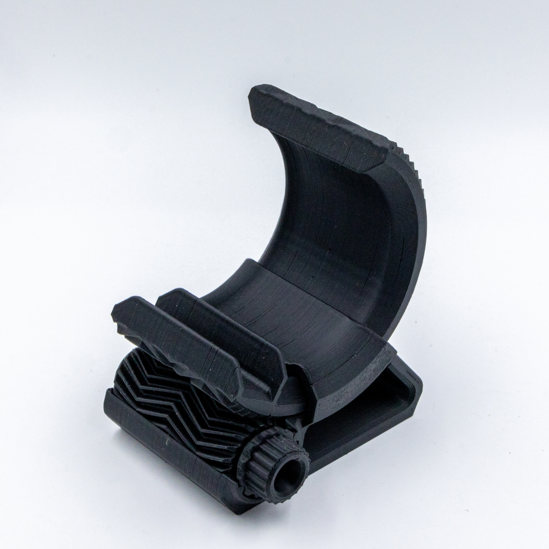 Geared Phone Stand – Adjustable Gear-Lock Mobile Holder | Eco-Friendly 3D Printed Desk Stand | Precision Locking Mechanism | Ideal for Work-from-Home & Office Setup